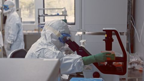 Sala Blanca de la Unidad de Innovaci&oacute;n Biom&eacute;dica del CIEMAT.