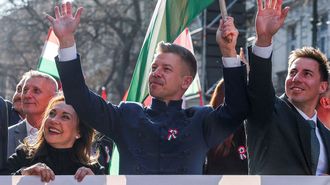 El l�der el partido Tisza y favorito en las encuestas, Peter Magyar