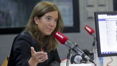 LA ALCALDESA INES REY EN EL PROGRAMA DE RADIO VOZ CITA EN MARIA PITA. IMAGEN DE ARCHIVO