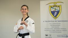 Imagen de archivo de Carla Sesar en el centro de alto rendimiento de A Fieiteira.