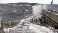 El temporal azot� con fuerza a la comarca y se dej� sentir tanto en el mar y como en tierra. 