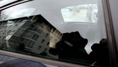 Llegada de los detenidos a los juzgados de Santiago