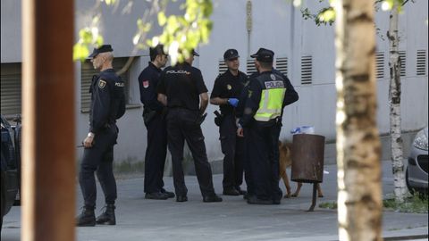 Amplio despliegue policial en la zona de Orillamar, en A Corua, por una operacin contra el narcotrfico.