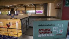 Imagen de la cantina que utiliza el club de voleibol.