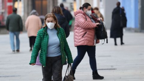 Primer da sin mascarillas en la calle en A Corua