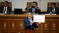 El diputado Jos� Guerra, en la sesi�n de Parlamento