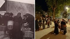 Fotograf�a de Jos� Su�rez y recreaci�n en Allariz