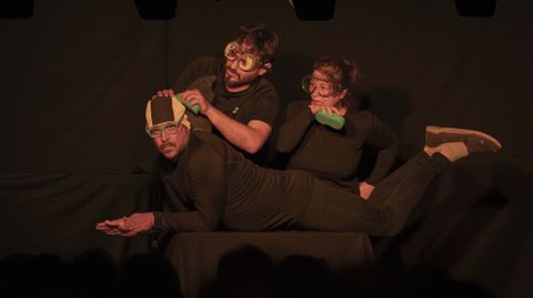 Os integrantes do grupo teatral escriben, dirixen e interpretan as s�as propias pezas