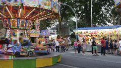 Imagen de archivo de las atracciones en las fiestas de Ourense