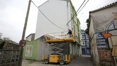 Espacio que ocupaba la menina en la calle Mui�o do Vento