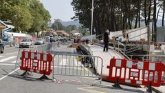 Cortes de tr�fico en la zona de Samil por el desfile del s�bado