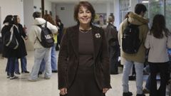Alba Nogueira, na Facultade de Dereito da USC, onde � catedr�tica de Dereito Administrativo
