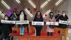 Los padres del IES de Lugones piden un deseo a los Reyes Magos: que los estudiantes puedan ir a clase cada d�a