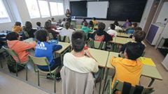 Primeros d�as de clase en el IES S�nchez Cant�n, de Pontevedra