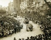 Multitudinario desfile de carnaval en el Cant�n. 