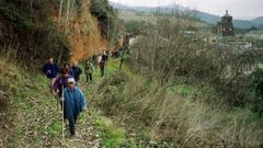 Un recorrido guiado por el Camino de Invierno en el entorno de Montefurado, en el municipio de Quiroga