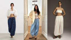 Así es el pantalón tendencia de este verano. Estos modelos son, de izquierda a derecha, de Zara, Belle You y Autentiments