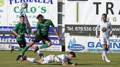 Imagen del partido entre el Boiro y el Xallas.