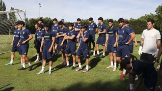 Primer d&iacute;a de entrenamiento para el Compostela.