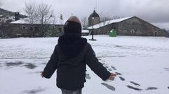 O Cebreiro con nieve, en una imagen de archivo 