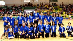 Los chavales realizaron exhibiciones de los deportes en los que participan