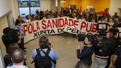 Primera huelga en el Cunqueiro