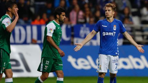 Susaeta, en un momento del partido ante el Legan�s.