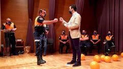 El delegado territorial de la Xunta acudi� al homenaje que el Concello de Cerdedo-Cotobade hizo a Protecci�n Civil
