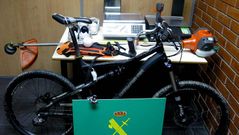 La Guardia Civil recuper� parte del bot�n de los cinco robos