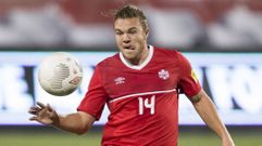 El racinguista Sam Piette, con Canad�