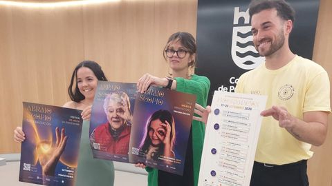 Un momento de la presentaci�n de Abraioscopio
