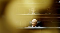 Montoro, durante una sesi�n en el Congreso