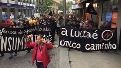 Manifestacion de los okupas A Insumisa