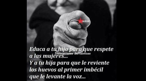 Detalle de la pol�mica imagen en el Facebook de la Asociaci�n de Mujeres Separadas y Divorciadas