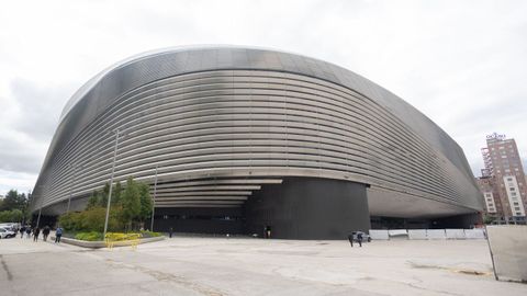 Fachada del estadio Santiago Bernab�u