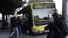 Autob�s en Ourense
