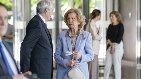 La reina Sofía preside el acto de clausura del Congreso de los Bancos de Alimentos.