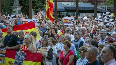 Concentraci�n en apoyo a Ceuta en Ribeira