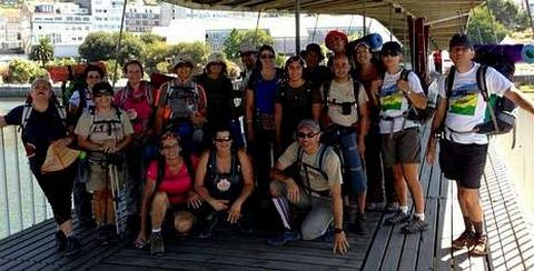 Un grupo de 31 canarios realizan esta semana su cuarto Camino.