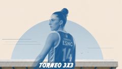 Cartel del torneo 3x3 Elas Seguen na Cancha, que organiza la Federaci�n Galega en A Malata. 