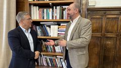 Luis Menor y David Mart�nez, presidente de Aepa.