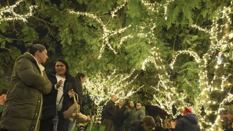 ltimo encendido de las Navidades en Narn, desde el barrio de Pieiros