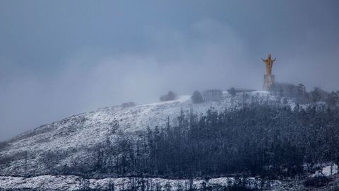 La nieve en el Naranco