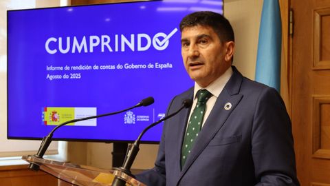 Pedro Blanco, delegado del Gobierno en Galicia.