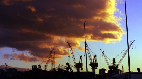 Atardecer en Vigo.