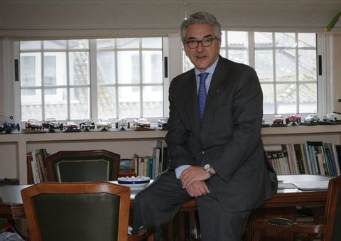 Carlos Marcos en su despacho. 