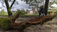 La resaca de Kirk en Santiago