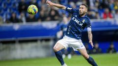 Borja Bast�n, durante el Oviedo-Las Palmas