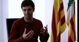 El alcalde de Argentona (Barcelona), Eudald Calvo, de la CUP
