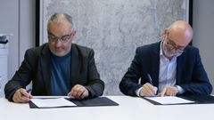 Firma del convenio para Fisterra